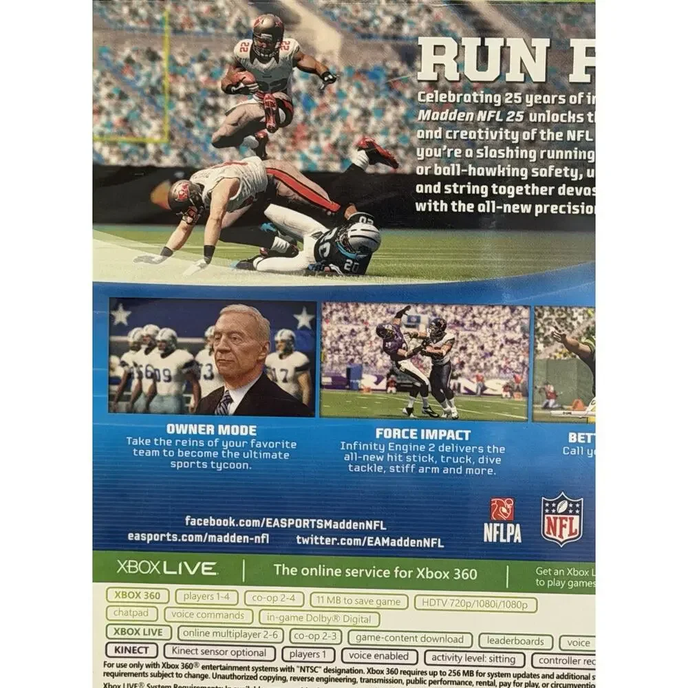 Madden NFL 25 (2014) Microsoft Xbox 360 Game